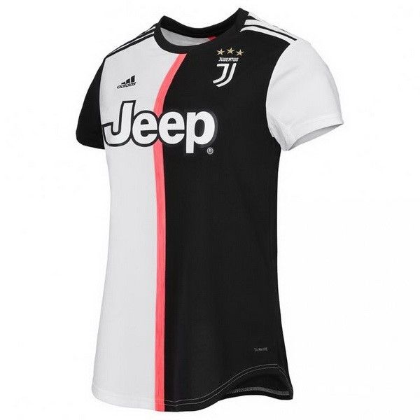 Camisetas Juventus Primera equipo Mujer 2019-20 Negro Blanco